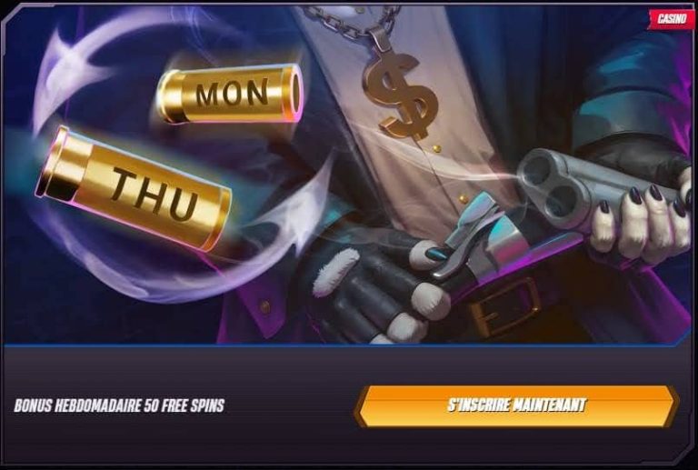 WinRolla Casino bonus hebdomadaire