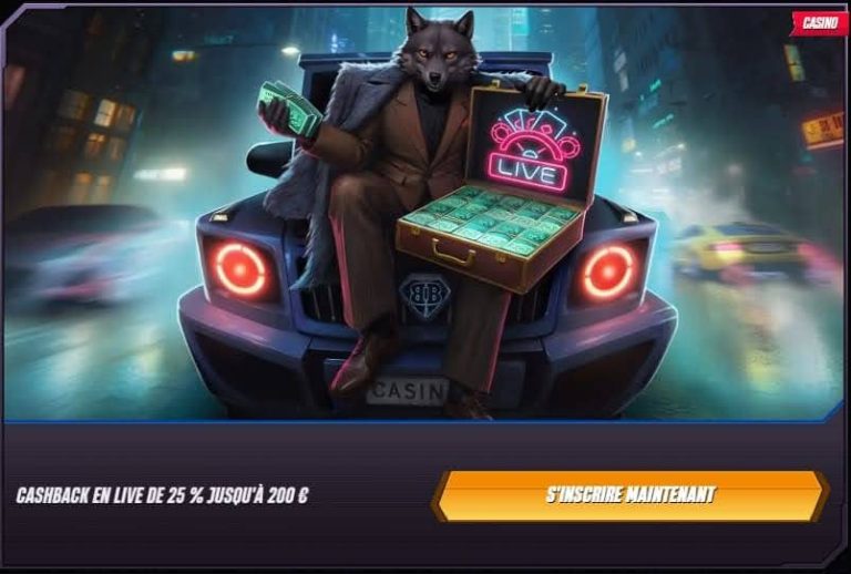 WinRolla Casino cashback live