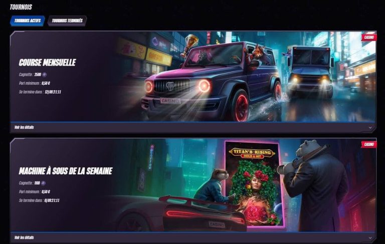 WinRolla Casino tournois